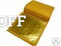 Фото Сусальное золото 960 пробы (размер листа — 91,5*91,5 мм)