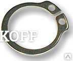Фото Ф 63 кольцо стопорное наружное, оксидированное DIN 471