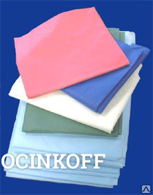 Фото Вискозное нетканое полотно 80г/м2 голубой салфетка 0,3х0,38м 3шт в упаковке