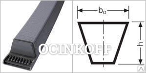 Фото Ремень клиновой Multiflex Профиль 22,0 х 2500 С 98