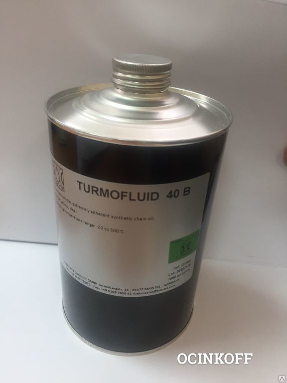 Фото Масло для цепи Turmofluid 40 B, 1л.