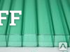 Фото Сотовый поликарбонат 2,1х12 м, 4 мм, зеленый