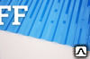 Фото Монолитный профилированный поликарбонат. Синий 0,8 мм
