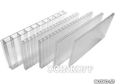Фото Сотовый поликарбонат 8 мм прозрачный 2100*6000 мм