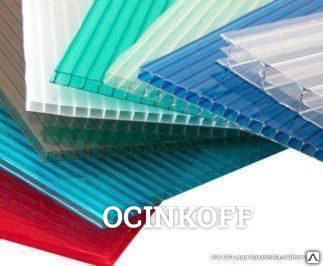 Фото Сотовый поликарбонат KINPLAST 2,1*6 м, толщ. 6 мм, молочный