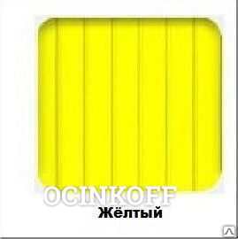 Фото Поликарбонат сотовый 2,1х6м 6мм жёлтый Россия