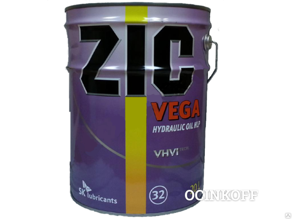 Фото ZIC VEGA LX 32, гидравлическое масло, 20 л