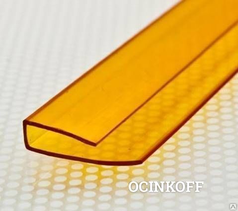 Фото Профиль торцевой Novattro UP 10мм х 2,1м желтый