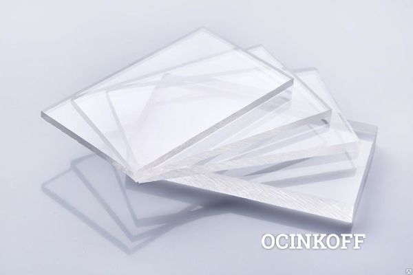 Фото Монолитный поликарбонат 6 мм прозрачный (2 х 3 м) Колибри
