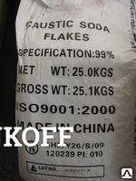 Фото Сода каустическая чешуированная (натр едкий) Россия, Китай