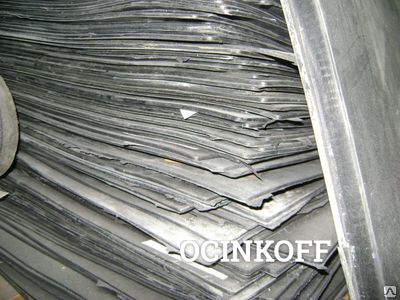 Фото Пластина резиновая в листах МБС (маслобензостойкая), размер 720х720х3 мм