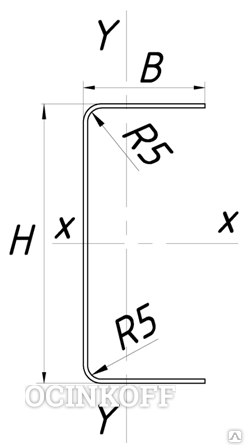 Фото Профиль направляющий 100х67,5х2,0