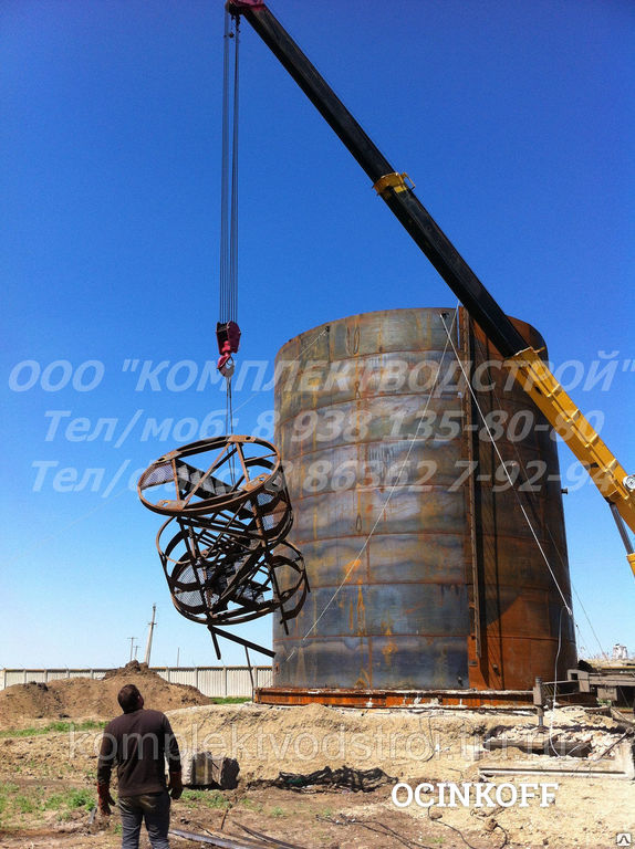 Фото Резервуары стальные вертикальные для нефтепродуктов