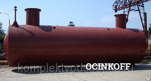 Фото Резервуар горизонтальный стальной подземный РГСП-100м3