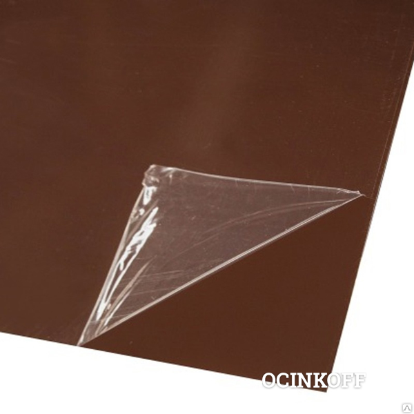 Фото Плоский лист стальной с полимерным покрытием в пленке (эконом)