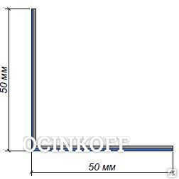 Фото Уугол наружный ПВХ металл 0,05*0,05*2 м 1,6мм