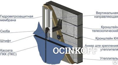 Фото Замок для композита нержавейка 1,2 мм нижний элемент