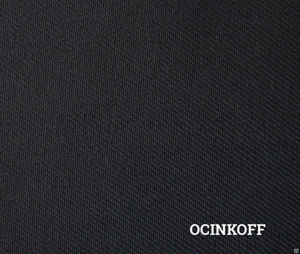 Фото Диагональ гладкокрашеная чёрная, синяя (пл.205 г/кв.м), ширина 85 см