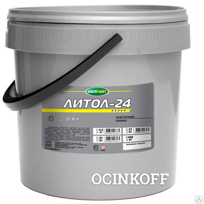 Фото Смазка ЛИТОЛ-24  9,5кг OIL RIGHT
