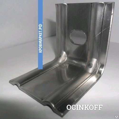 Фото Крепежный кронштейн усиленный ККУ-180 нержавеющая сталь 1.2 мм