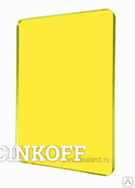Фото Монолитный поликарбонат 2050*3050*6 мм желтый