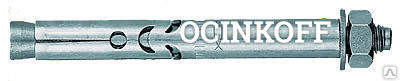 Фото Анкерный болт с гайкой FISCHER FSA-B, оцинкованная сталь M10/50x106