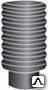Фото Гофрированная  трубка (110/540мм), цвет черный