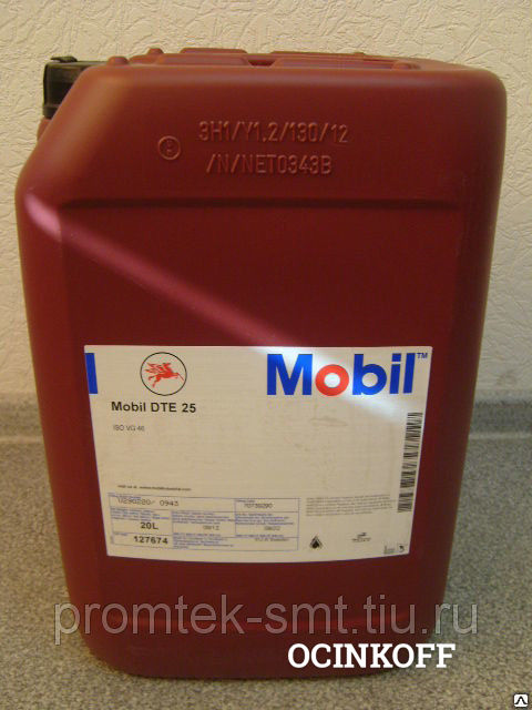 Фото Гидравлическое масло Mobil DTE 25 (20л) Mobil