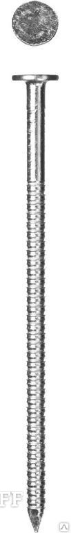 Фото Гвозди ершеные с плоской головкой, оцинкованные, 90 х 4.2мм, 120 шт, ЗУБР