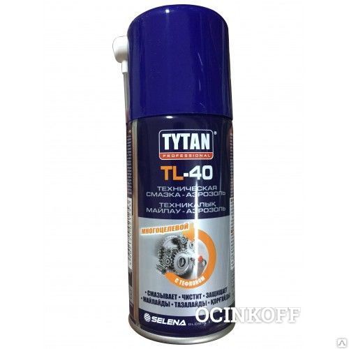 Фото Аэрозоль-смазка техническая TYTAN TL-40 150мл