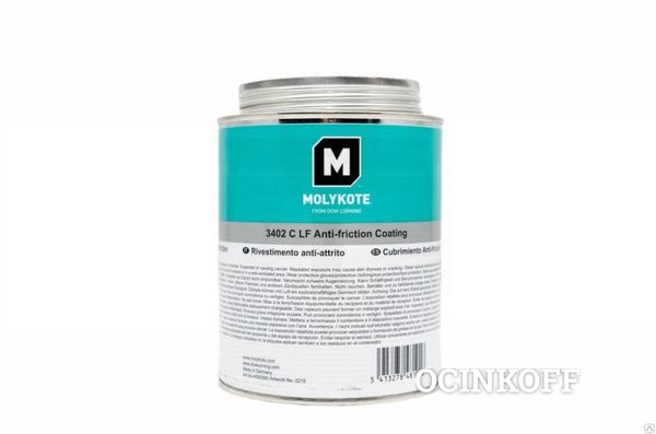 Фото Покрытие антифрикционное Molykote 3402-C LF EC (банка, 500 г)