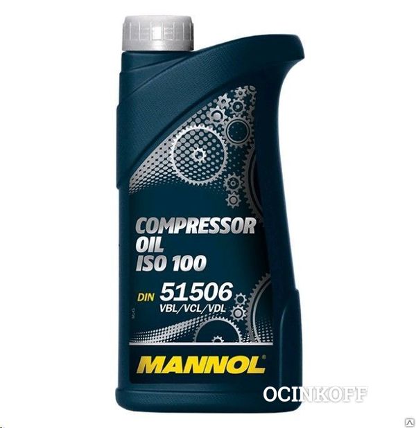 Фото Масло для компрессоров, мин. MANNOL ISO 100 (1л), Германия