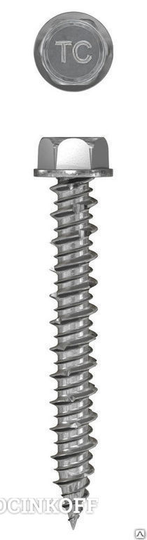 Фото ВИНТ TERMOCLIP ДЛЯ КРЕПЛЕНИЯ В БЕТОННОЕ И КИРПИЧНОЕ ОСНОВАНИЕ CS FT 6.3х55