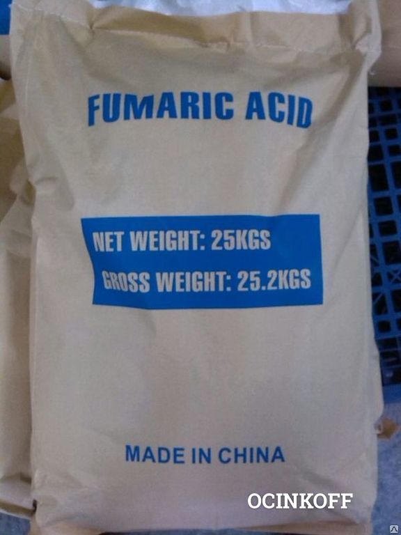 Фото Фумаровая кислота пищевая (меш 25 кг)