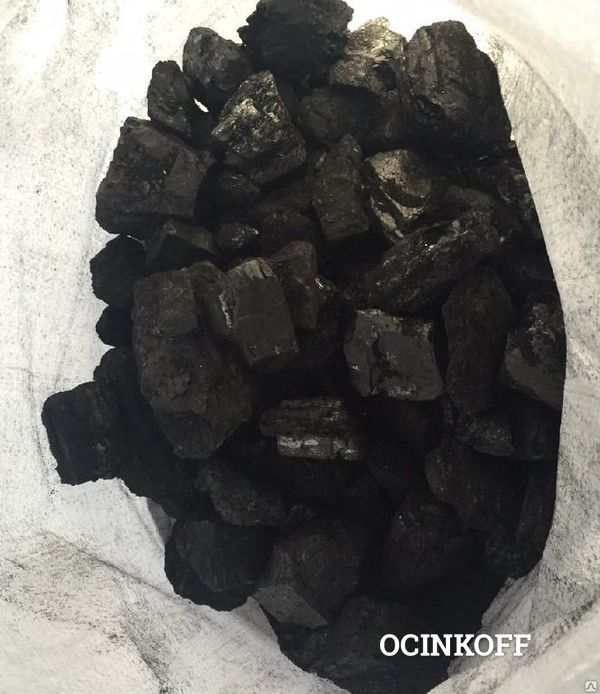 Фото Каменный уголь марки ДПКО 25 кг (Шубарколь)