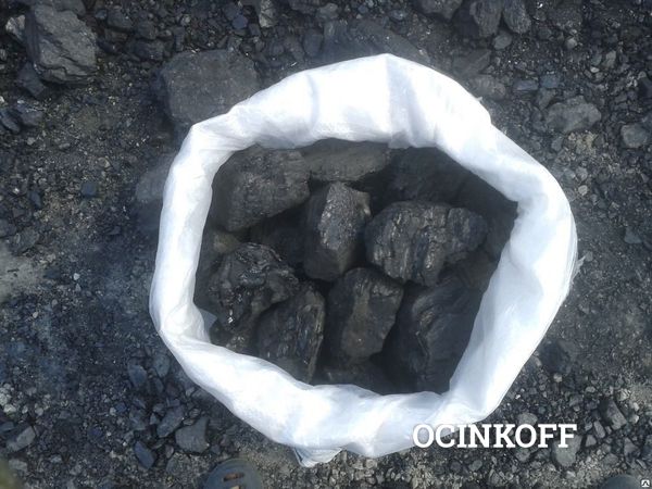 Фото Уголь каменный марки ДПК 25 кг (Шубарколь)