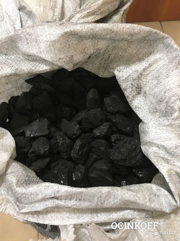 Фото Уголь каменный марки ДПКО 50 кг (Шубарколь)