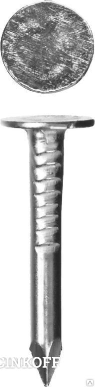 Фото Гвозди с большой потайной головкой, оцинкованные, 25 х 3.0мм, 5 кг, ЗУБР