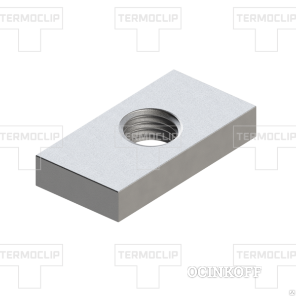 Фото Гайка профиля Termoclip 38-40 6F M12, оц. сталь, артикул 9243003T TERMOCLIP