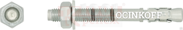 Фото R-XPT 16х300/180 Клиновой анкер RAWLPLUG из оцинкованной стали, артикул R-X