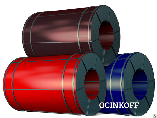 Фото Рулонная сталь с полимерным покрытием