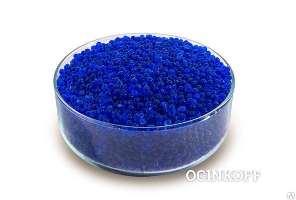 Фото Силикагель-индикатор синий (кристаллы) ГОСТ 8984-75 Китай, 25кг