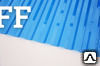 Фото Монолитный профилированный поликарбонат. Синий 1,3 мм