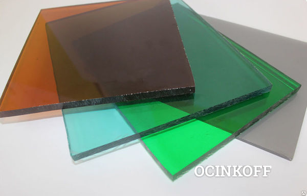 Фото Монолитный поликарбонат 3 мм зеленый  (2,05х3,05м)