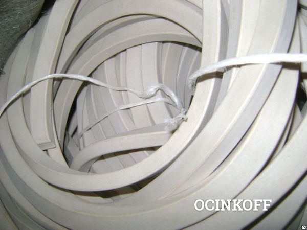 Фото Вакуумный шнур прямоугольный 8х9 мм, резина р/с 51-2062, ТУ 38105108-76