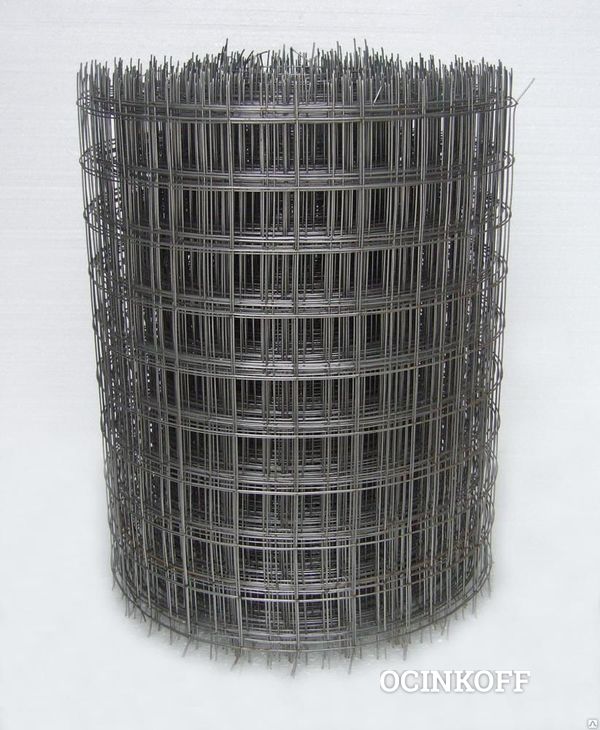 Фото Сетка сварная в рулонах неоцинк. ф1,6 50×50 размер: 0,5*25