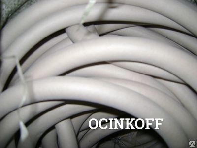 Фото Резиновая трубка белого цвета 12х10 мм вакуумная