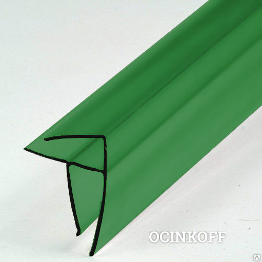 Фото Угловой профиль 4-6 мм зеленый
