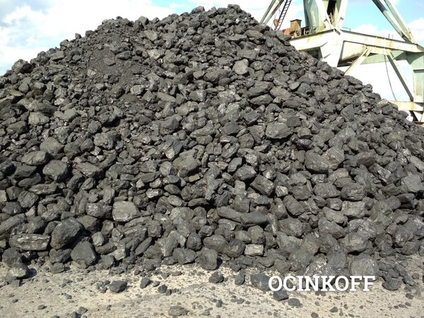 Фото Каменный уголь марки ДР («длиннопламенный рядовой»), фракция  0-300 мм