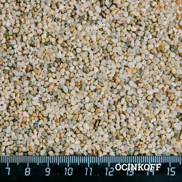 Фото Окатанный Песок Кварцевый ГК3 фр.1,0-3,0 мм. меш. 50 кг.